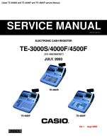 Det ækvator Verdensvindue Casio TE-3000S TE-4000F TE-4500F S-PLU stock control software reference  manual PDF - The Checkout Tech - Store