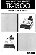 Casio TK-1300 operation manual PDF